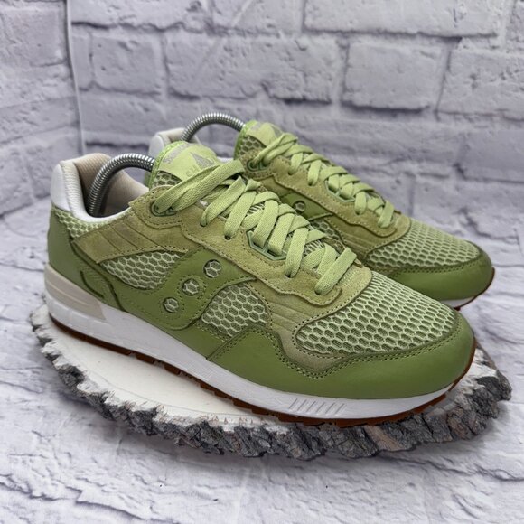 Saucony Shadow 5000 Running Shoes Trainers Women's Size 11 US 9 UK Green EUC - Picture 4 of 14